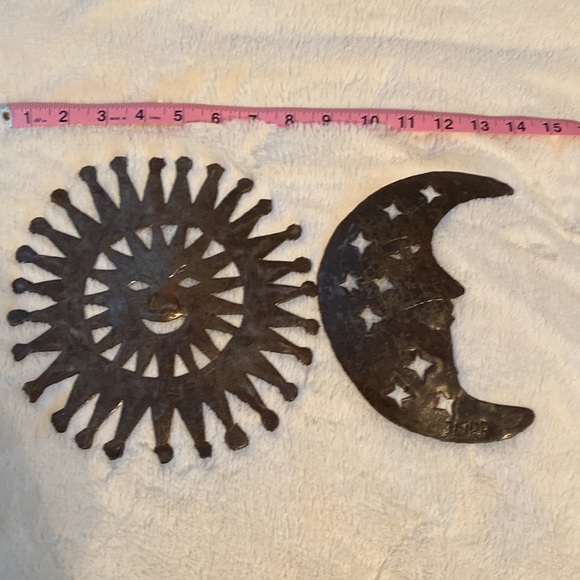 Metal moon and sun wallart - Picture 5 of 6